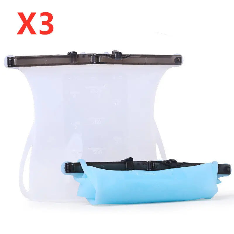 Multipurpose silicone food preservation sealed bag - Rehmiar