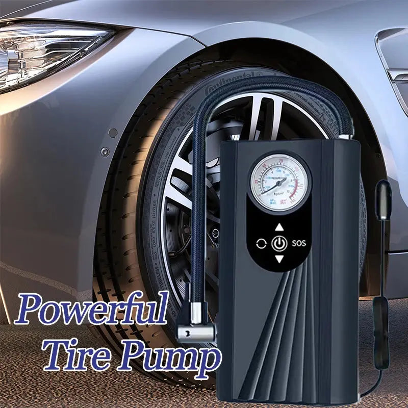 Fast & Portable Car Tire Inflator - 12V Electric Air Pump for Cars, Motorcycles, Bicycles, SUV Rehmiar