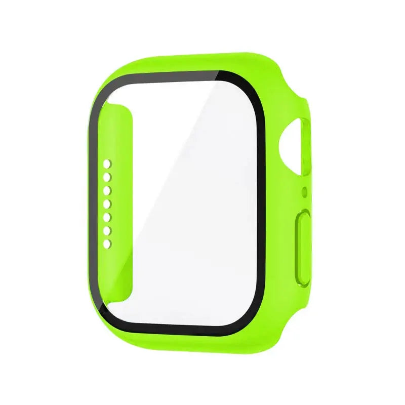 Tempered Glass Case Screen Protector for Apple Watch 38mm 40mm 41mm 42mm 44mm 45mm 46mm iWatch 10 8 7 9 6 SE 5 - Rehmiar