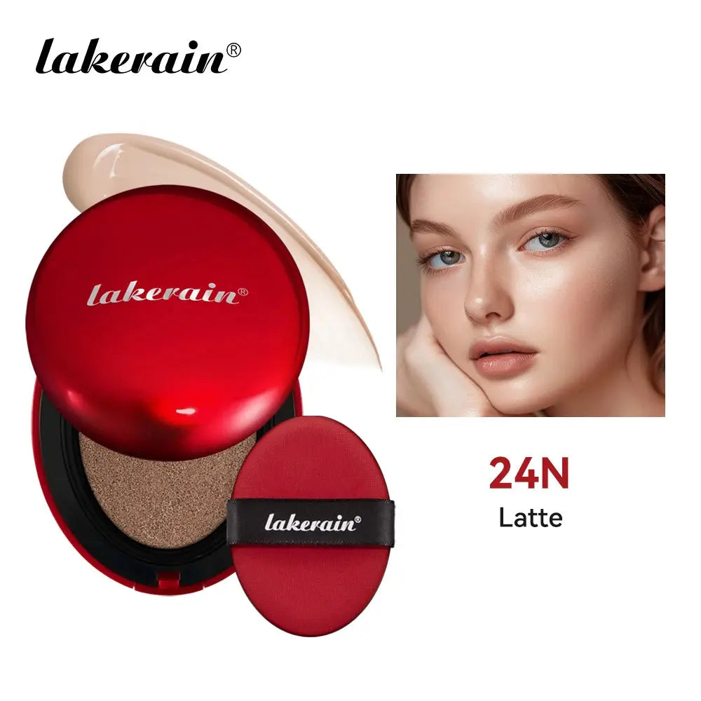 Sunscreen Cushion Foundation Fit Cushion Foundation Full Coverage Waterproof Long-lasting Concealer Long-lasting Makeup - Rehmiar