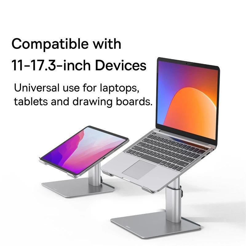 Baseus Laptop Stand for MacBook Air Pro Foldable Aluminium Vertical Notebook Stand Scalable Adjustable Support Tablet Kickstand