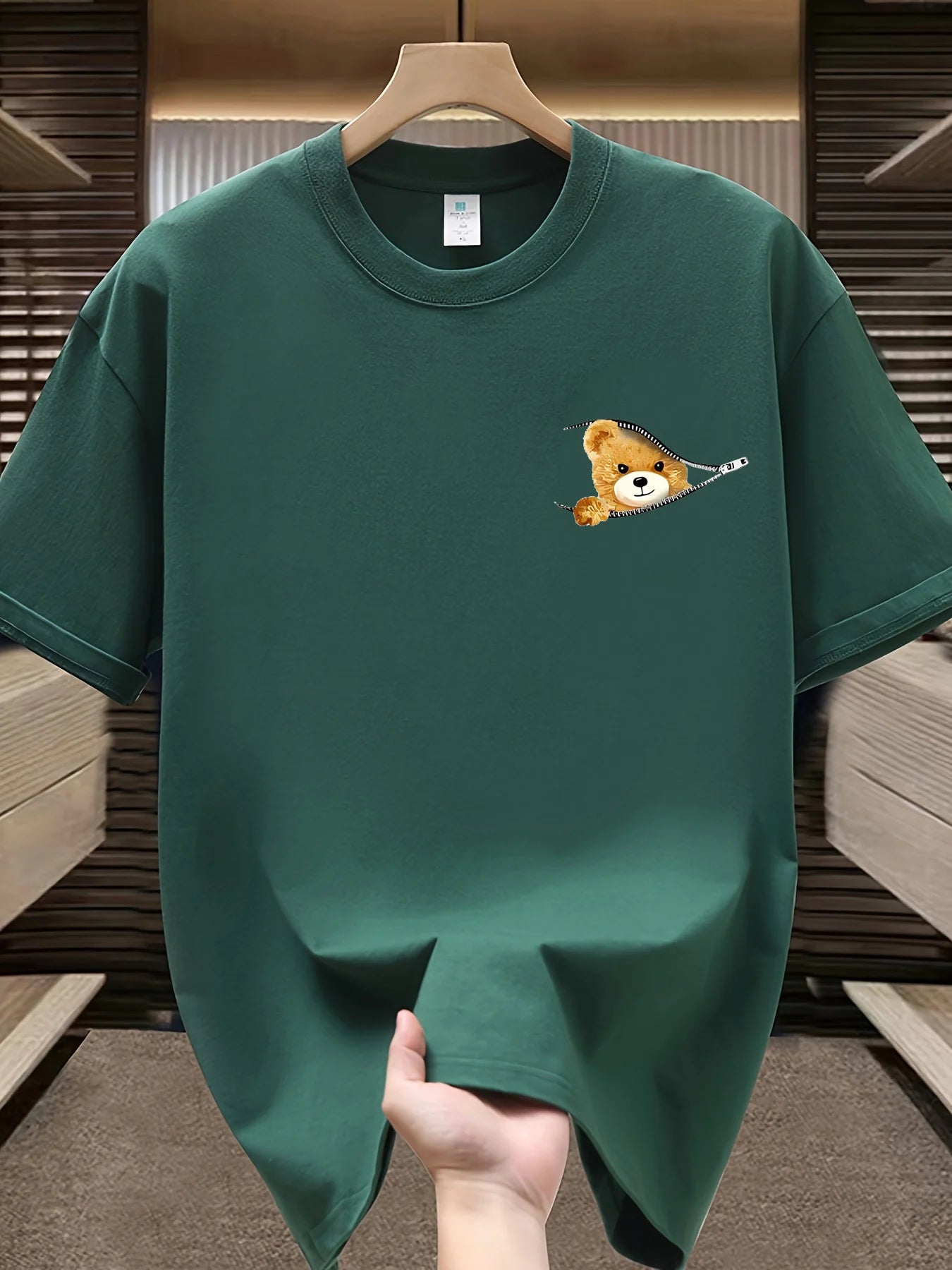 Men's fashionable summer casual loose sports T-shirt - Rehmiar