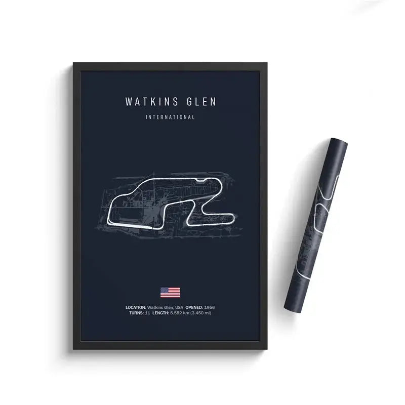 F1 Monaco Track Circuit Canvas Wall Art Painting - Rehmiar