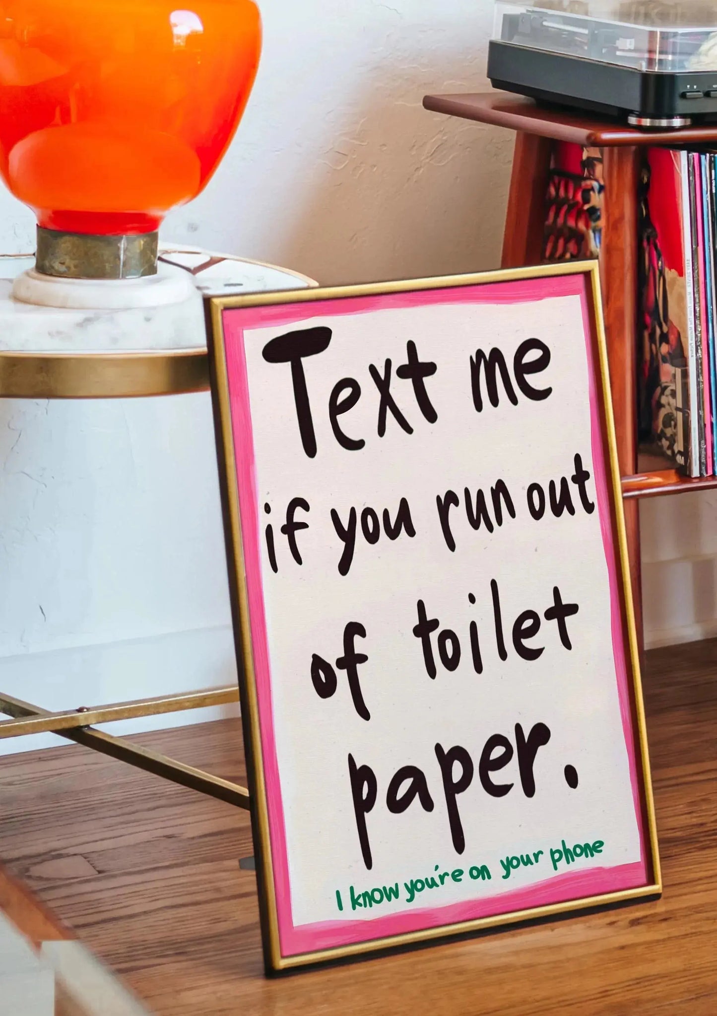 Amore Green Striped Canvas Wall Art – Wine Glass & Pepper Modern Home Decor