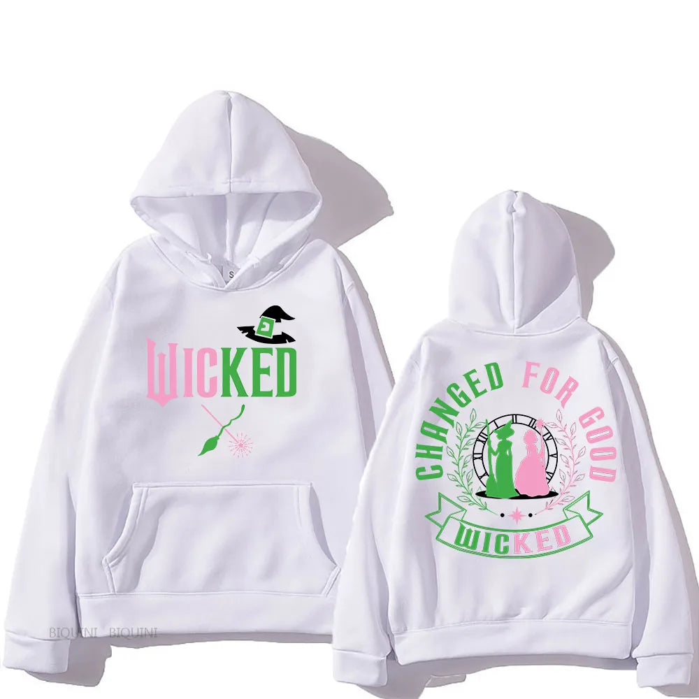 Wicked Hooded for Autumn/Winter Manga Hooded Retro Sweatshirt Comfortable Clothes