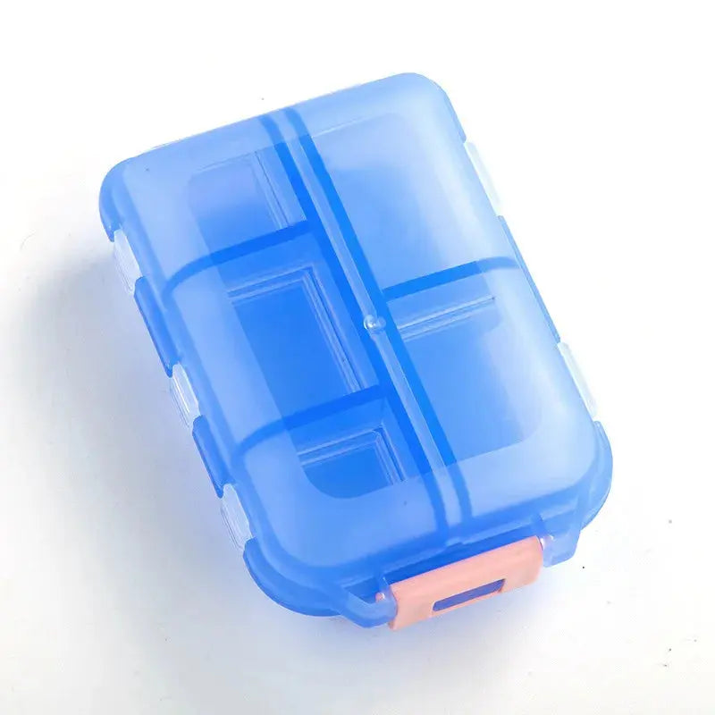 Tcare Travel Pill Organizer – Moisture-Proof Pill Box for Pocket or Purse, Portable Daily Medicine & Vitamin Holder Container - Rehmiar