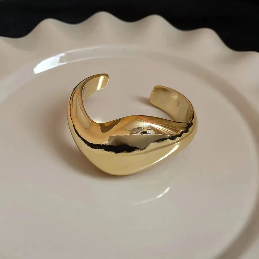 Vintage Style Irregular Geometric Twisted Open Bangles for Women jewellery - Rehmiar