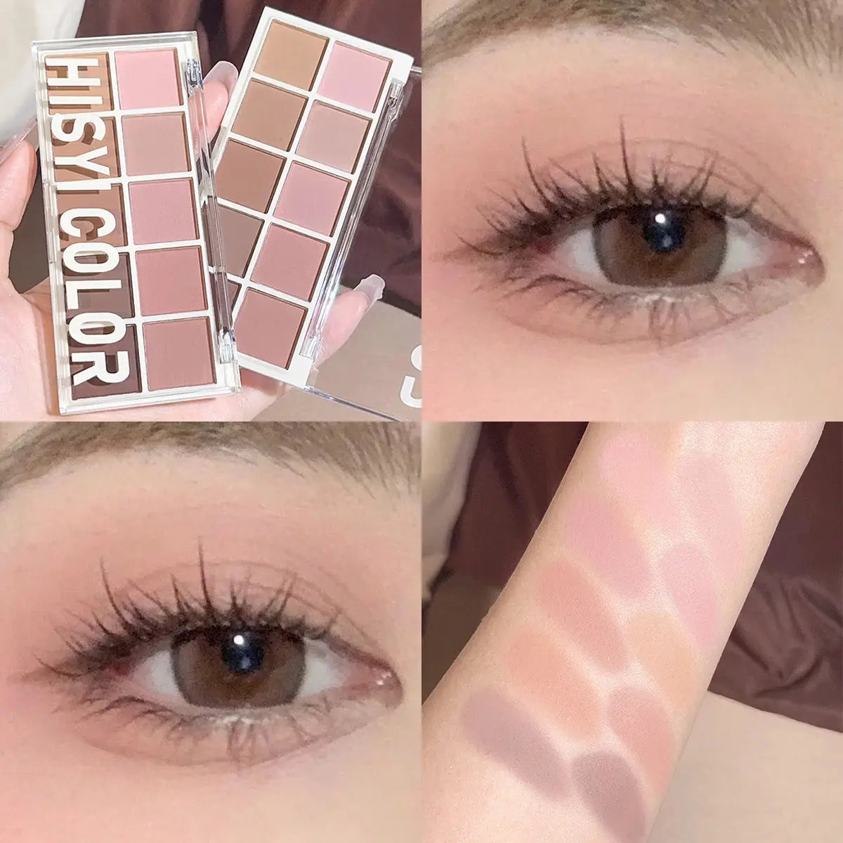 Star Rejuvenation Ten-Colour Eye Shadow Pearl Matte Pink Pure Desire Powder Brown Palette - Rehmiar