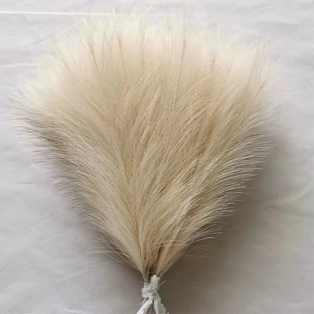 Fluffy Pampas Grass Boho Decor Artificial Flower - Rehmiar