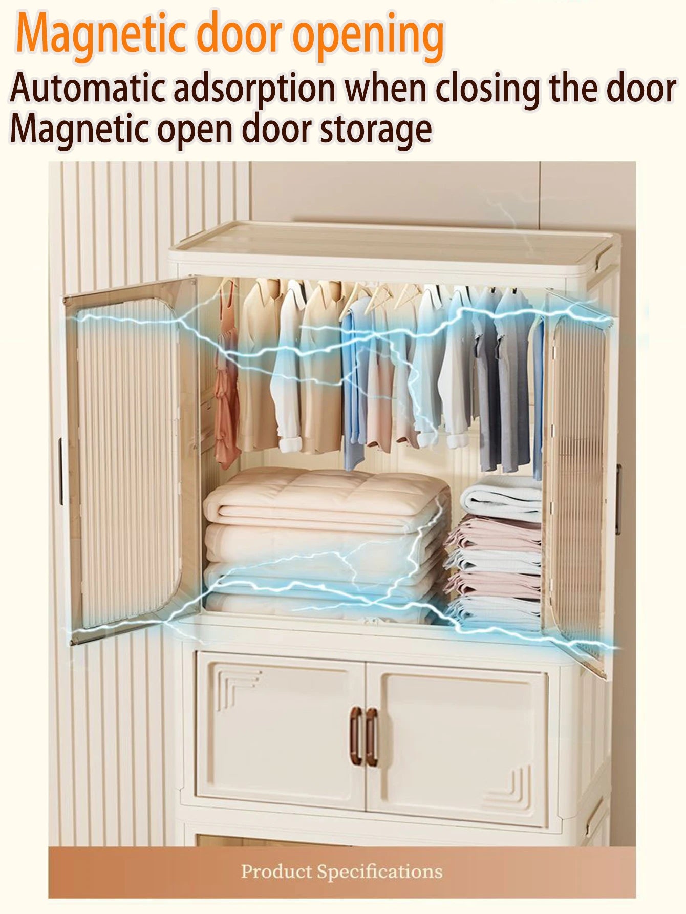 Multi-usage Large Capacity Foldable Wardrobe