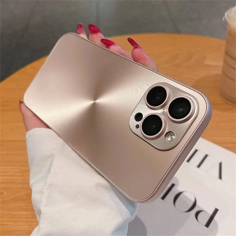 Luxury Shockproof Matte Case For iPhone 16 15 14 13 12 11 Pro Max 16 - Rehmiar