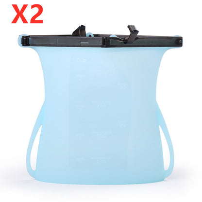 Multipurpose silicone food preservation sealed  bag - Rehmiar