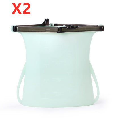 Multipurpose silicone food preservation sealed  bag - Rehmiar