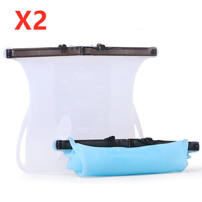 Multipurpose silicone food preservation sealed  bag - Rehmiar