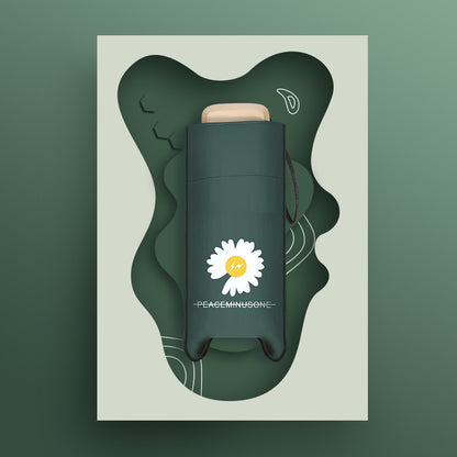 Sun Umbrella Female Sunscreen Anti Ultraviolet Compact Portable Folding 50 Off Pocket Capsule Sun And Rain Umbrella Dual-use Umbrella - Rehmiar