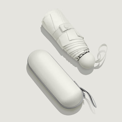 Sun Umbrella Female Sunscreen Anti Ultraviolet Compact Portable Folding 50 Off Pocket Capsule Sun And Rain Umbrella Dual-use Umbrella - Rehmiar