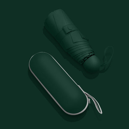 Sun Umbrella Female Sunscreen Anti Ultraviolet Compact Portable Folding 50 Off Pocket Capsule Sun And Rain Umbrella Dual-use Umbrella - Rehmiar