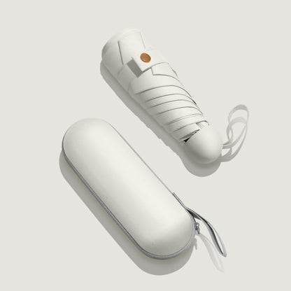 Sun Umbrella Female Sunscreen Anti Ultraviolet Compact Portable Folding 50 Off Pocket Capsule Sun And Rain Umbrella Dual-use Umbrella - Rehmiar