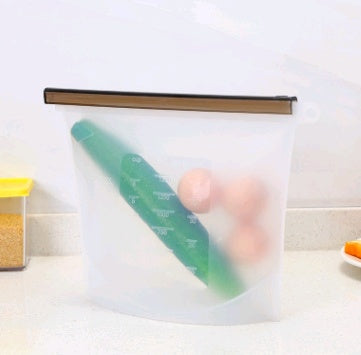 Silicone fresh-keeping vacuum sealed bag for food storage - Rehmiar