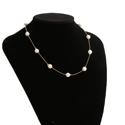 High-grade Niche Pearl Clavicle Pearl Necklace - Rehmiar