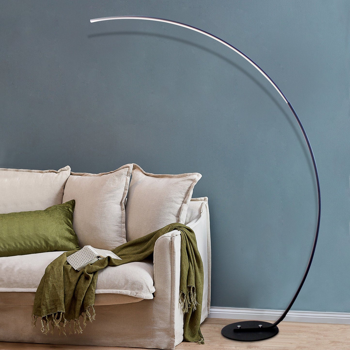 RGBW Modern Curve Floor Lamp | New Version - Rehmiar