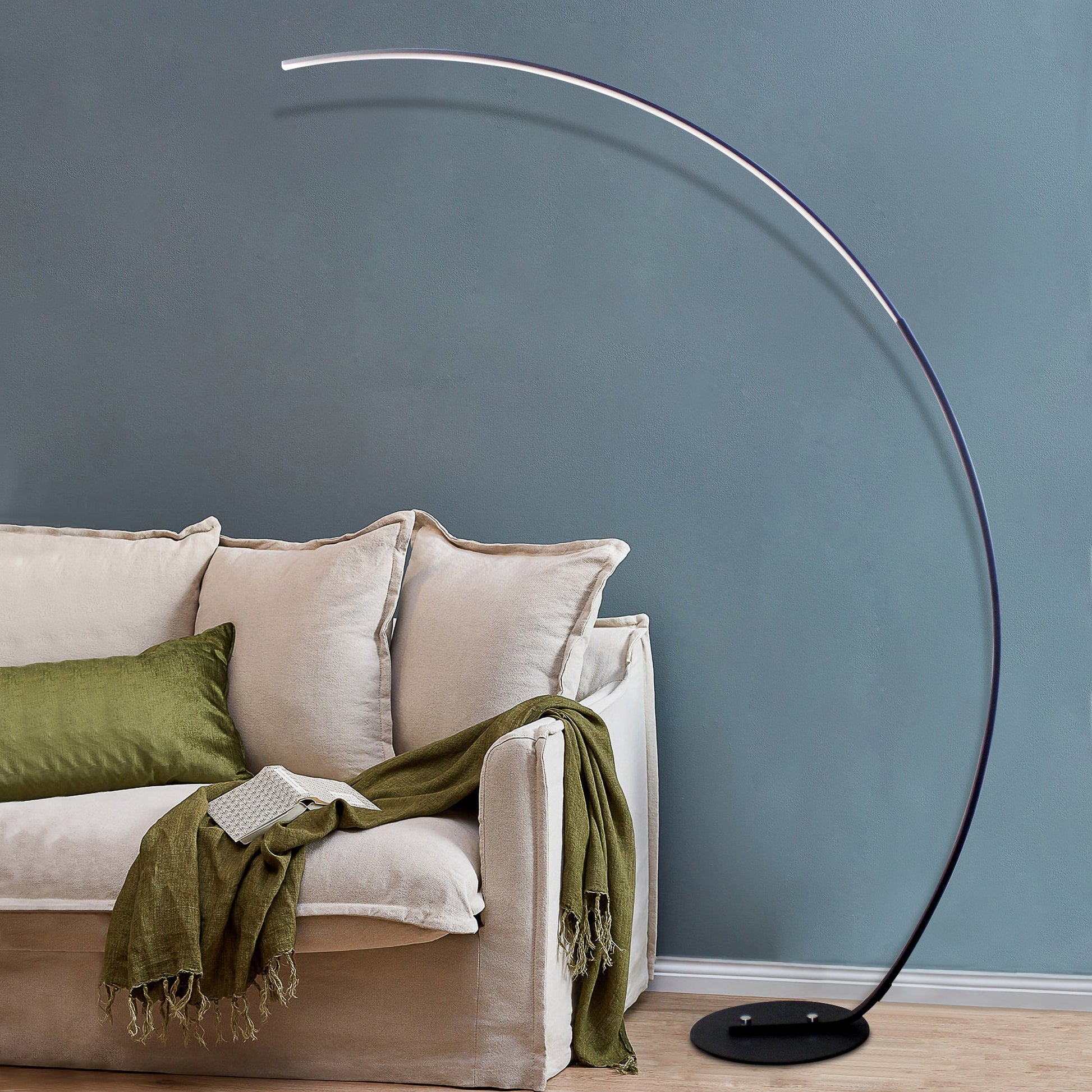 RGBW Modern Curve Floor Lamp | New Version - Rehmiar