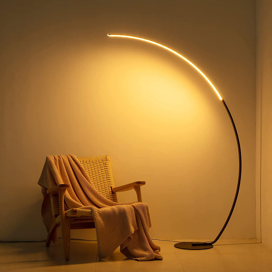 RGBW Modern Curve Floor Lamp | New Version - Rehmiar