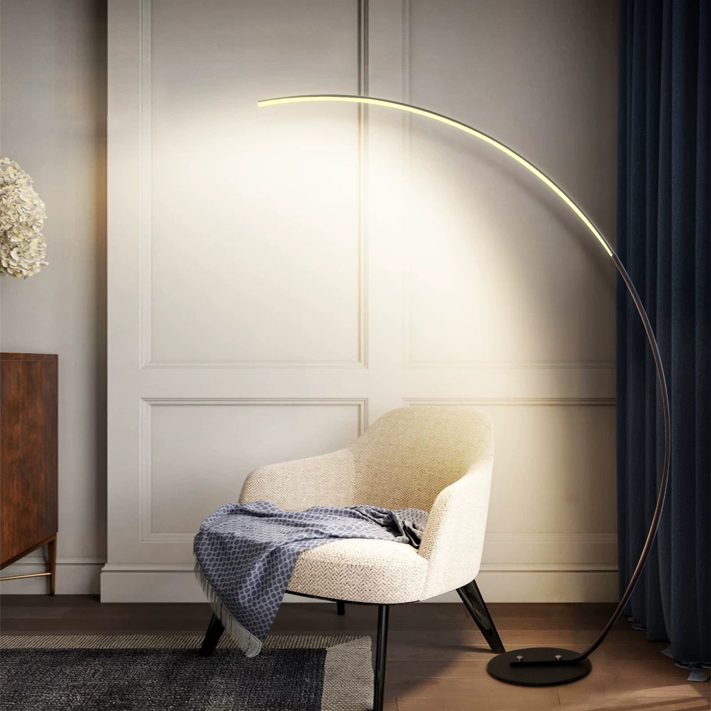 RGBW Modern Curve Floor Lamp | New Version - Rehmiar