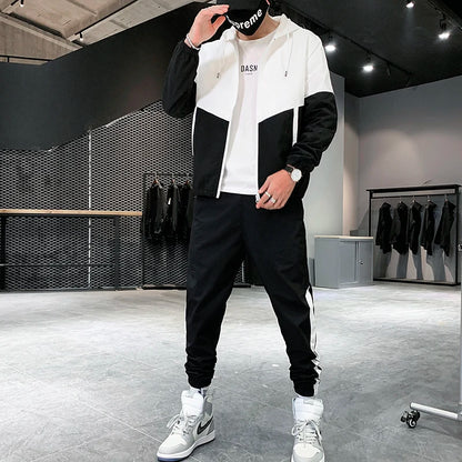 Latest Men Hooded Tracksuit with Casual Joggers - Rehmiar