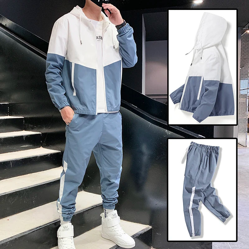 Latest Men Hooded Tracksuit with Casual Joggers - Rehmiar