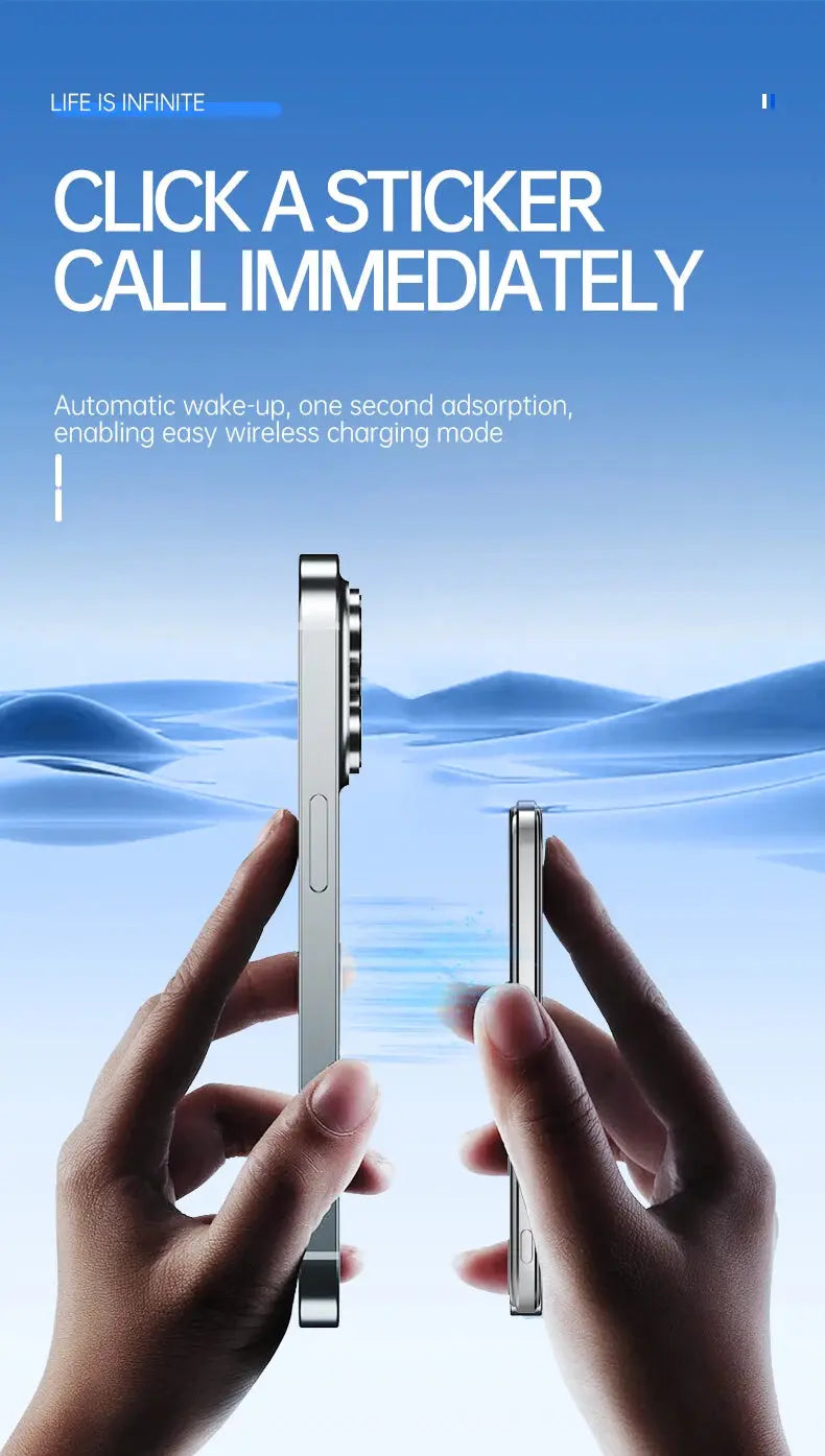 Ultra Thin MagSafe Power Bank – Magnetic Wireless Fast Charging with LED Display for iPhone, Samsung & AirPods - Rehmiar