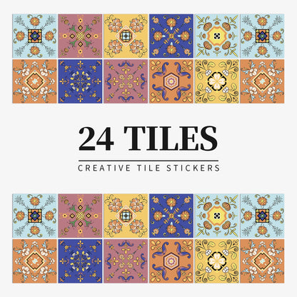 Waterproof Self-adhesive Light Colour Wall Tiles Stickers - Rehmiar