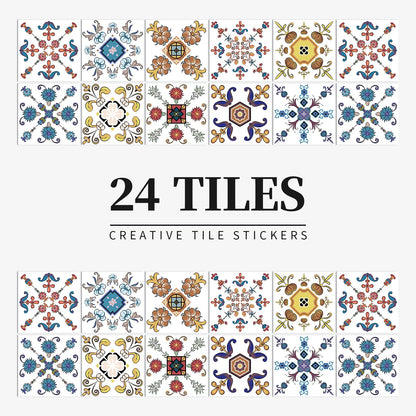 Waterproof Self-adhesive Light Colour Wall Tiles Stickers - Rehmiar