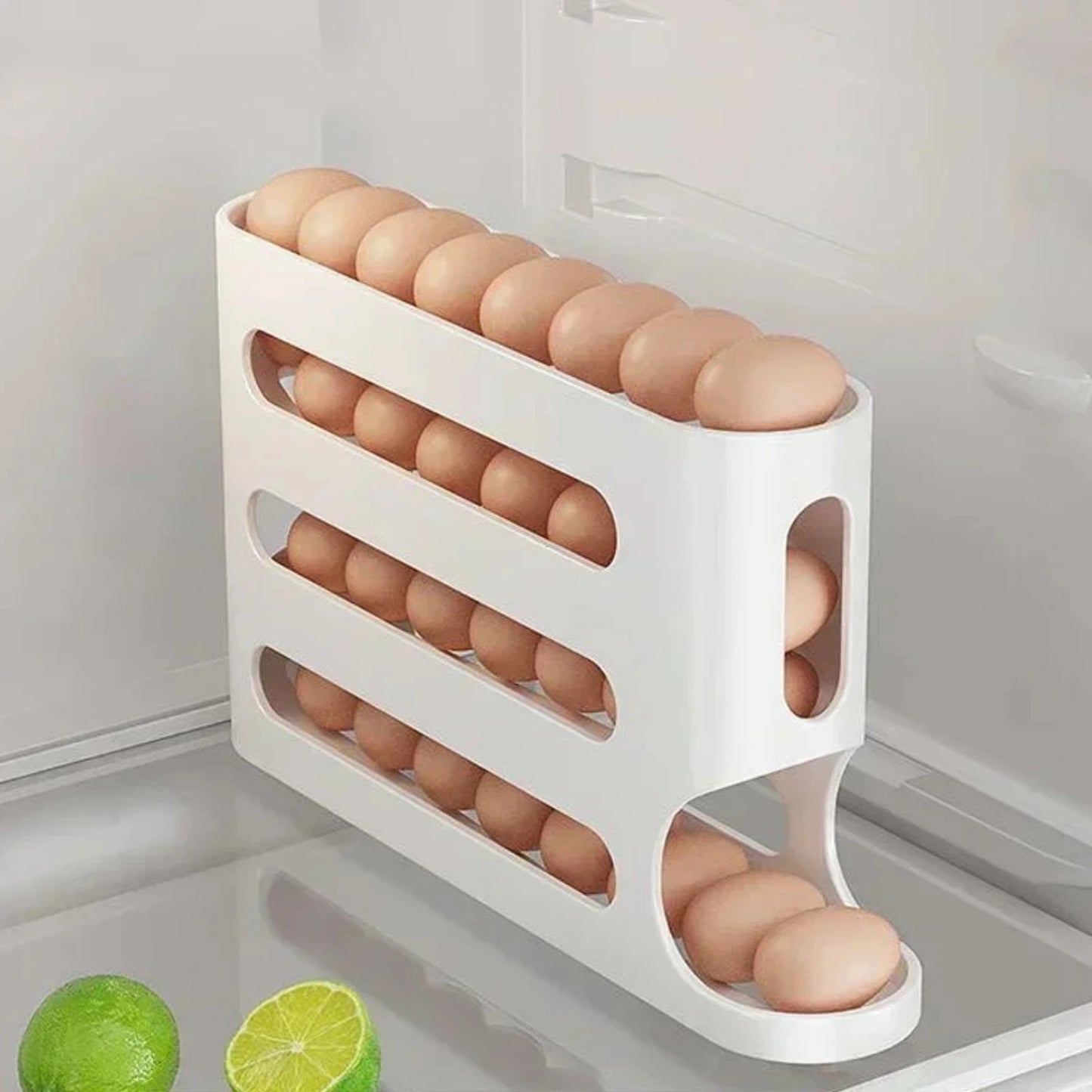 4-layer Slide Egg Storage Box Ladder Style Egg Box