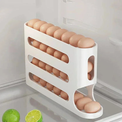 4-layer Slide Egg Storage Box Ladder Style Egg Box - Rehmiar