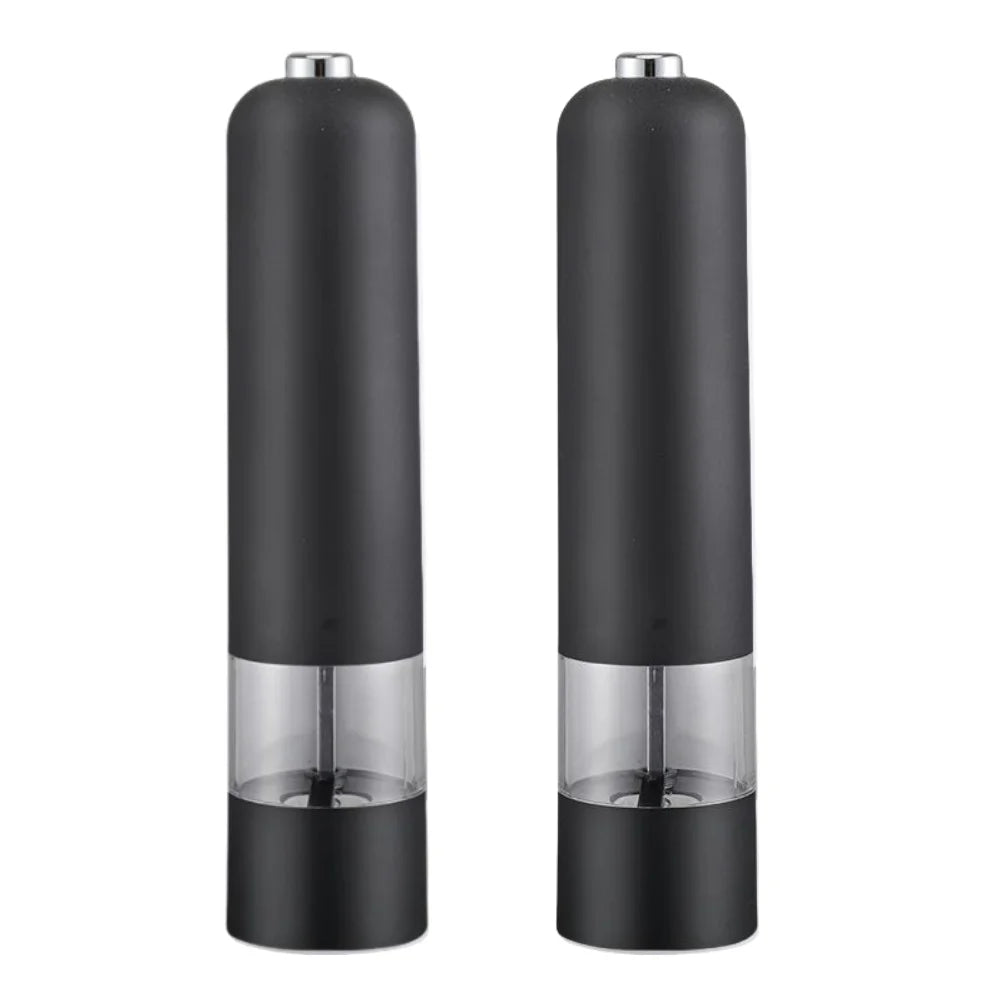 Electric Salt and Pepper Grinder Set – One-Handed Operation Stainless Steel Spice Mill with Light, Automatic for Kitchen