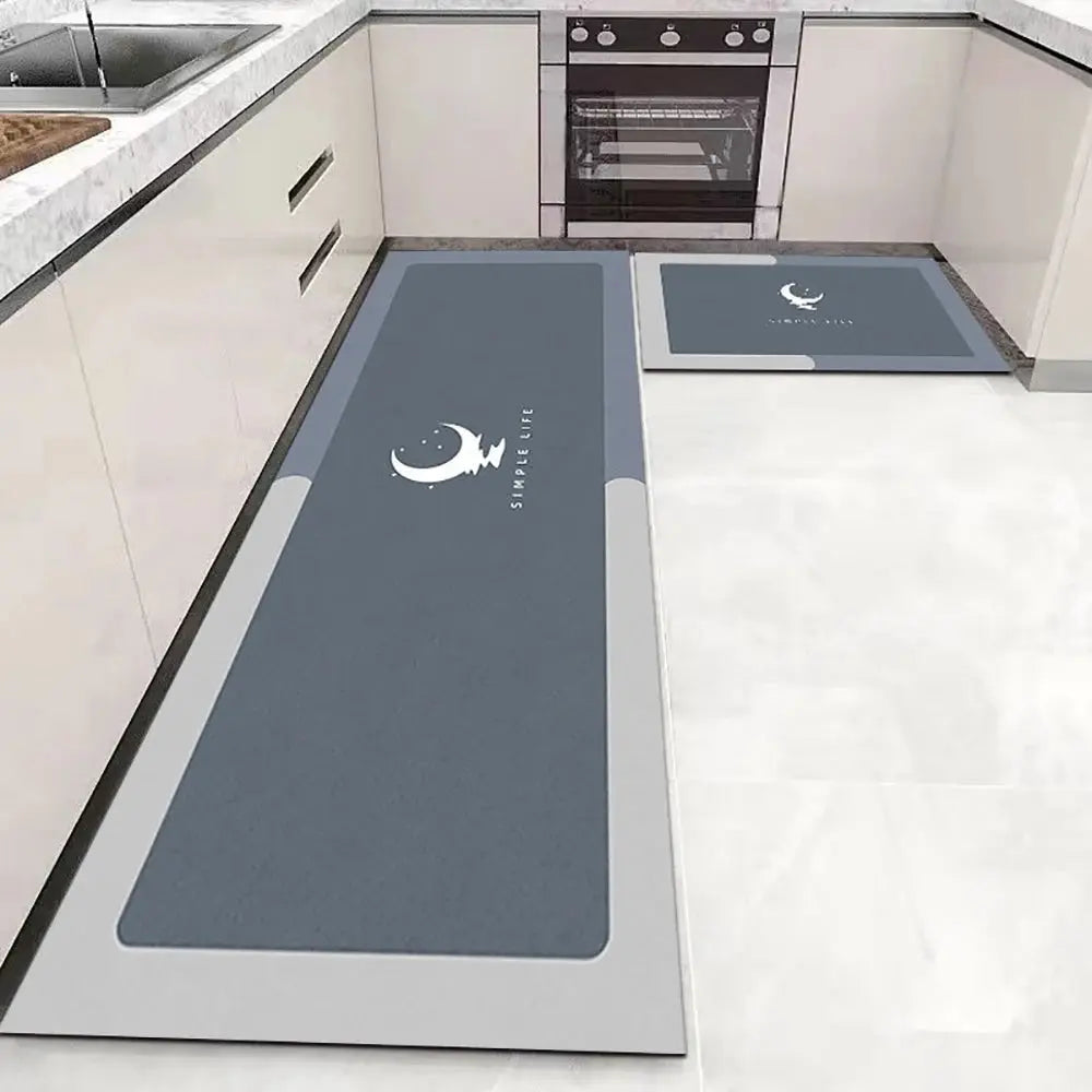 Soft Washable Kitchen Floor Mat – Anti Slip Carpet for Bedroom, Living Room, Hallway, Bathroom & Entrance Doormat