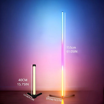 RGB Dream Colour Floor Lamp – Music Sync, 16 million Colour Changing Standing Mood Light for Bedroom & Living Room