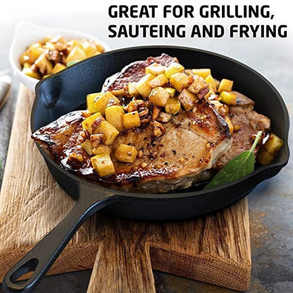 Cast Iron Frying Pan, Non-stick Skillet Breakfast Pan Omelette Pancake Pot Induction Cooking Cookware Rehmiar