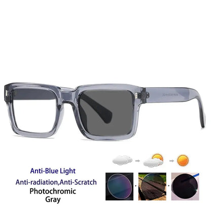 KOCOLIOR Blue Light Blocking Reading Glasses Square Retro Unisex Frame +0 to +6.0 - Rehmiar