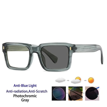 KOCOLIOR Blue Light Blocking Reading Glasses Square Retro Unisex Frame +0 to +6.0 - Rehmiar