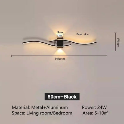 Modern Long Strip LED Wall Lamp - Rehmiar