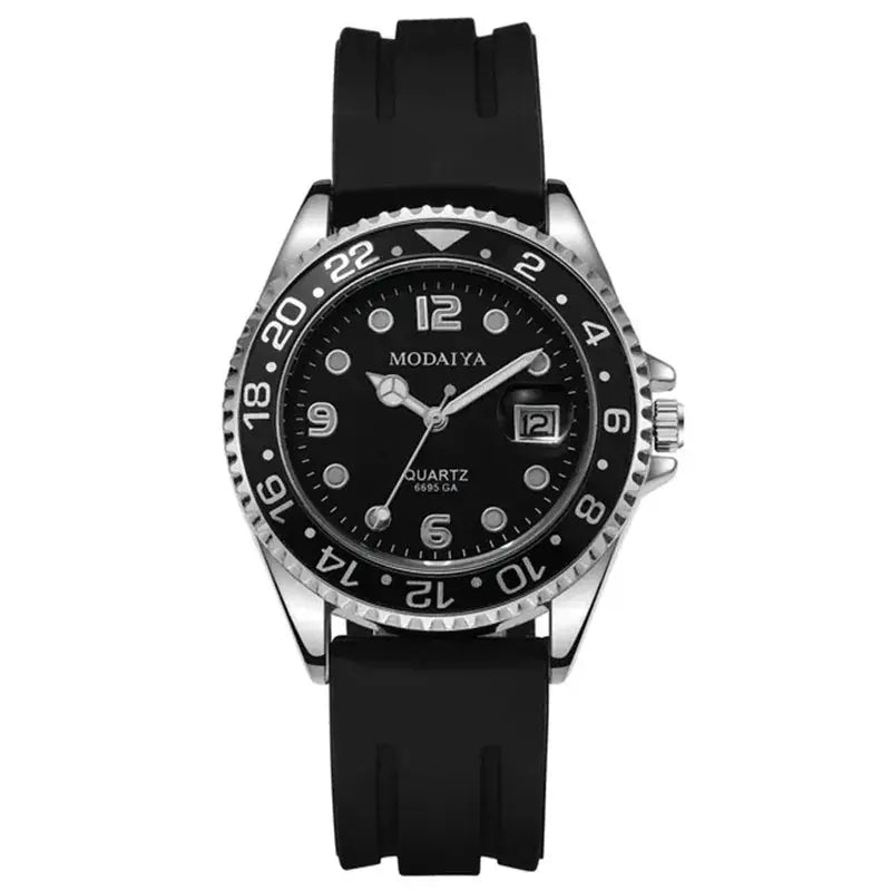 Men's Luxury Quartz Watch with Date – Classic Stainless-Steel Business & Casual Style - Rehmiar