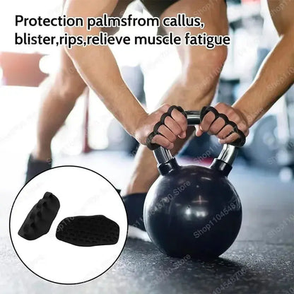 1 Pair Anti-Slip Training Gloves – Palm Protection for Weightlifting & Sports, Easy-to-Use Hand Grips - Rehmiar