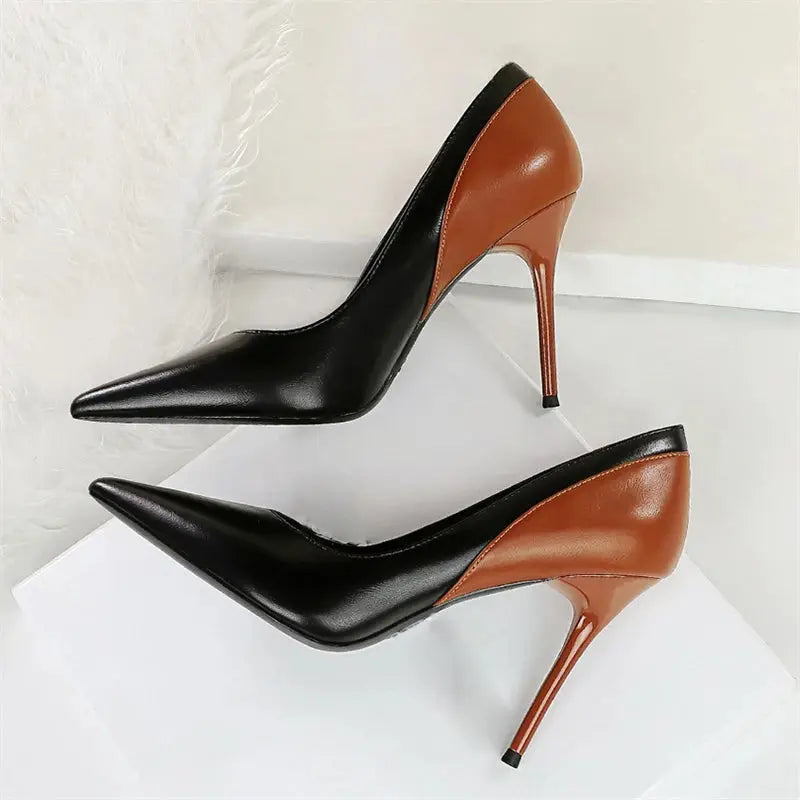 BIGTREE Pointed Toe High Heel Pumps for Women – Elegant Party & Office Shoes - Rehmiar