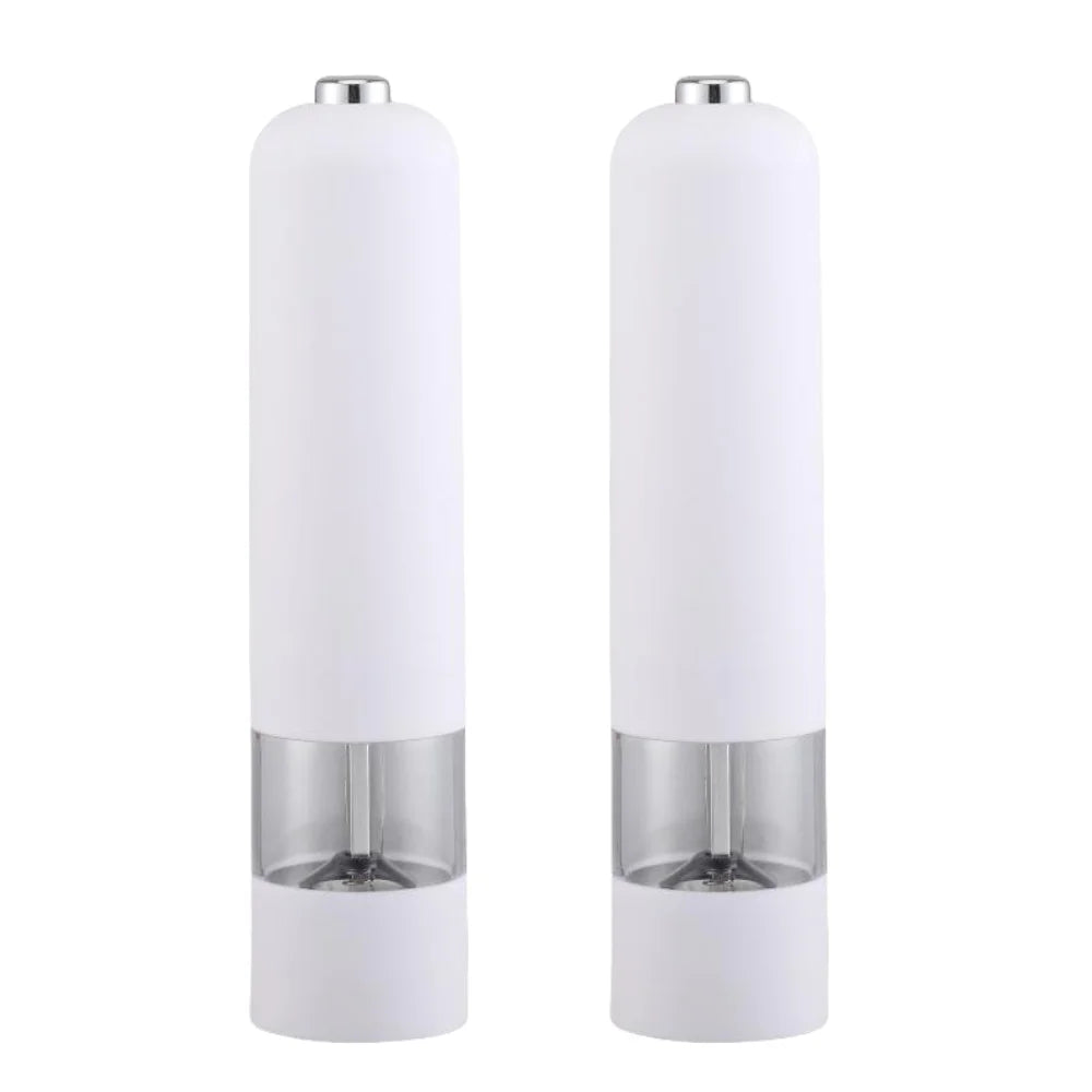 Electric Salt and Pepper Grinder Set – One-Handed Operation Stainless Steel Spice Mill with Light, Automatic for Kitchen