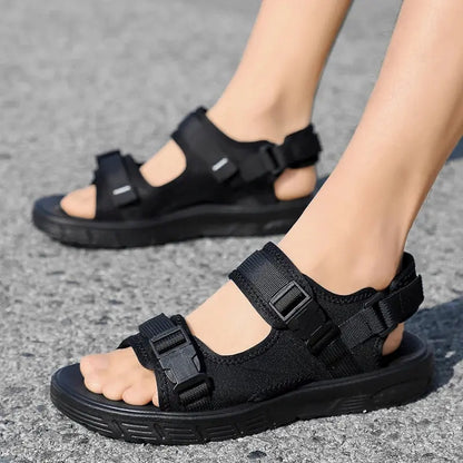 Men’s Sport Sandals – Non-Slip Soft Sole Beach & Driving Summer Shoes - Rehmiar