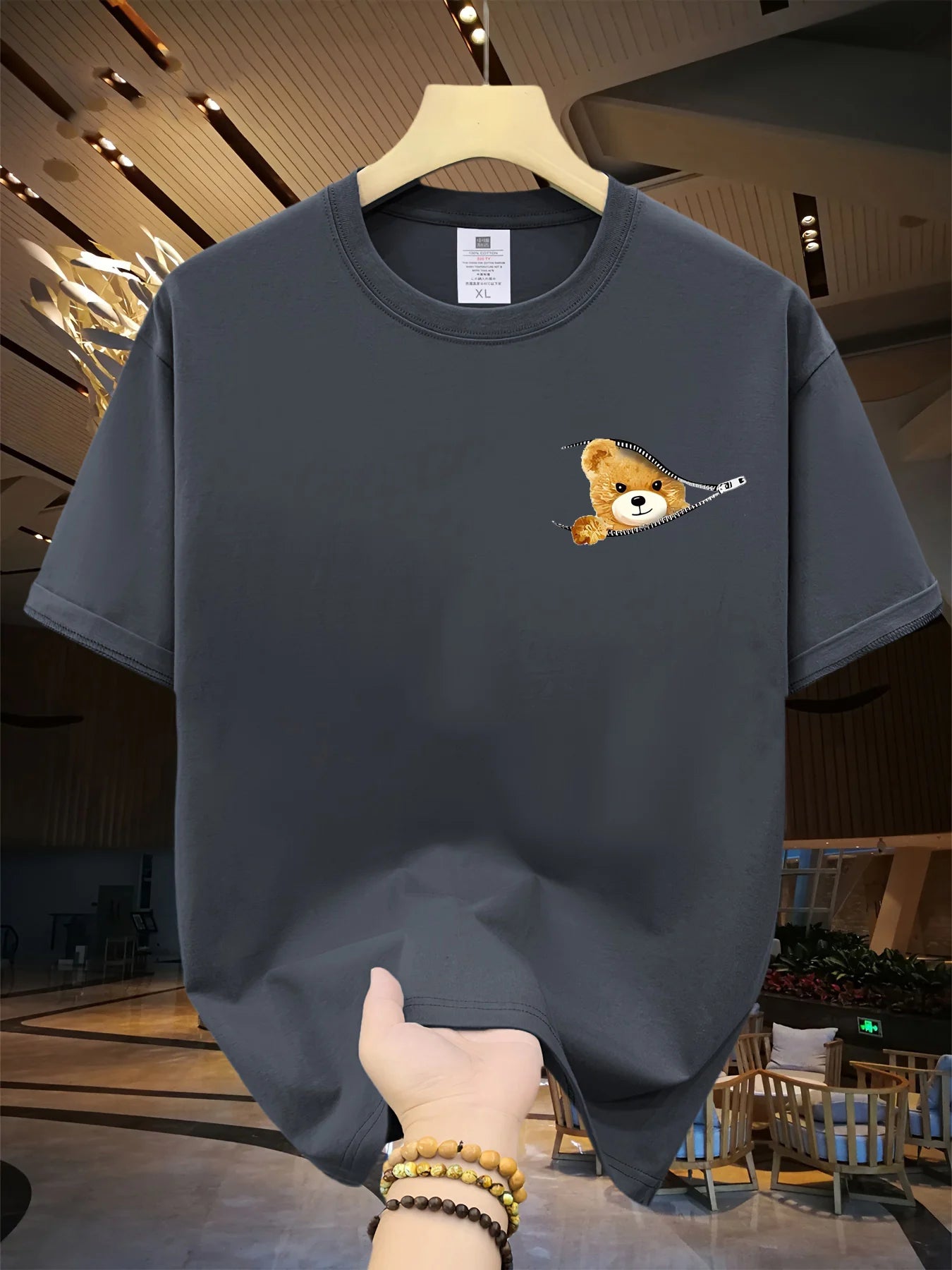 Men's fashionable summer casual loose sports T-shirt - Rehmiar