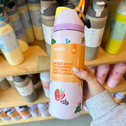 Insulated Stainless Steel Sports Water Bottle with Straw - Rehmiar