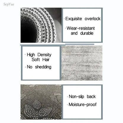 Soft Washable Kitchen Floor Mat – Anti Slip Carpet for Bedroom, Living Room, Hallway, Bathroom & Entrance Doormat